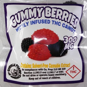 Photo of Gummy Berries 300mg THC