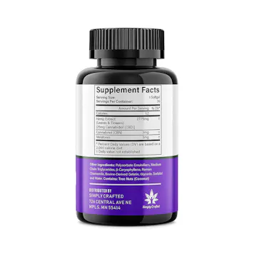 Photo of CBD Sleep Capsules | CBN + Melatonin | 30 Count