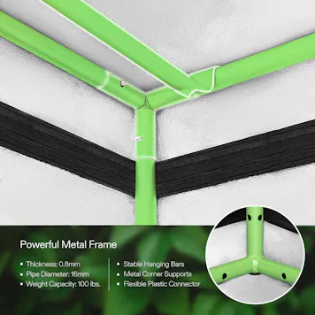 Photo of VIVOSUN 10x10 Grow Tent 120"x120"x80"