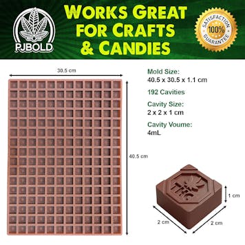 Photo of Square THC Candy Mold - Canada