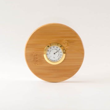 Photo of Large StashhJar | Bamboo Lid with Built-in Hygrometer | High-End Stash Jar