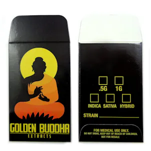 Photo of Golden Buddha Extracts Collective Supply Shatter Labels Concentrate Envelopes #085
