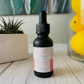 Photo of Broad Spectrum THC Free 2000mg Tincture- Strawberry Cheesecake