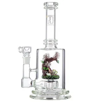 Photo of 11.5" Bioluminescent Wonderland Water Pipe