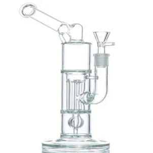 Photo of "Crystal Ball to Pillar" Perc Sidecar Bong