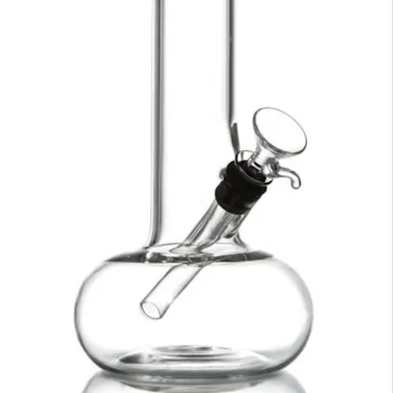 Photo of 8" Clear Glass Buoy Base Beaker Bong