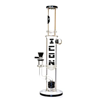 Photo of 16" Highlife Straight Tube Bong w/ Sponge Perc, by ICON Glass