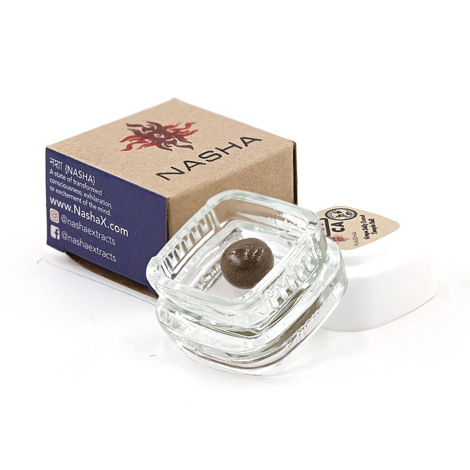 NASHA Grape Jelly Donut Blue Temple Ball Hash Leafly