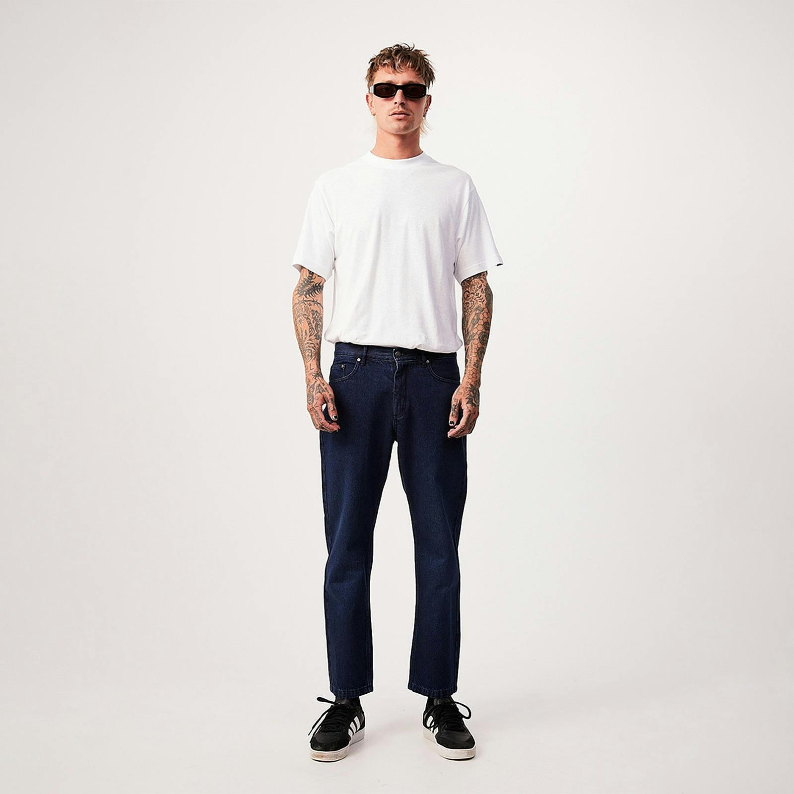 AFENDS: Afends Mens Ninety Twos - THC Essentials - Hemp Denim Relaxed ...