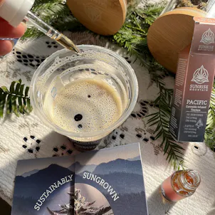 Photo of 2:1 CBD Rich 'Strawberry G' PACIFIC Tincture 162mg - Sunrise Mountain Farms