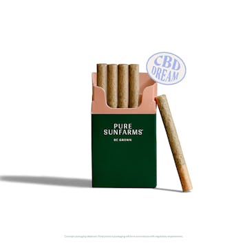 Photo of CBD Dream 2:1 5 x 0.7g Straight Cut Pre-Rolls