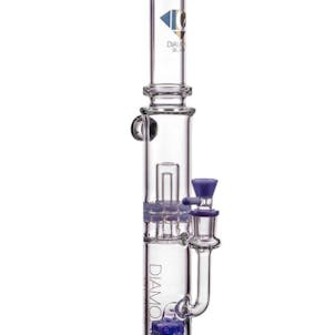 Photo of Diamond Glass Bubble Barrel to UFO Perc Straight Tube