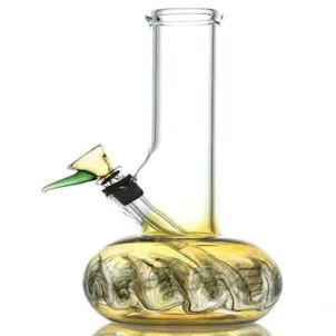 Photo of 8.5" Raked Bubble Beaker Bong w/ Fumed Base