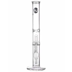 Photo of LA Pipes 16” 5mm Thick Showerhead Straight Tube Bong
