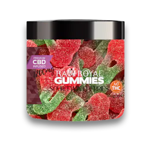 Photo of R.A. Royal Gummies: CBD Sour Cherry Gummy Jar (1200 MG)