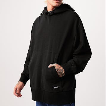 Photo of Afends Mens All Day - THC Essential - Hemp Hoodie - Black