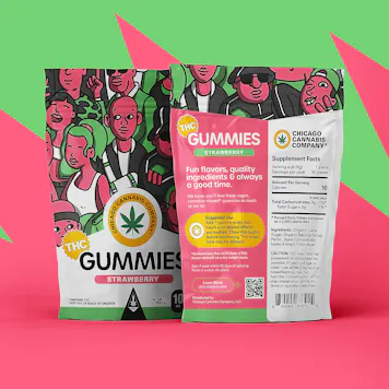 Photo of Chicago Cannabis Company 10mg THC Strawberry Gummies