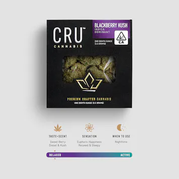 Photo of Blackberry Kush 3.5G Indica Flower