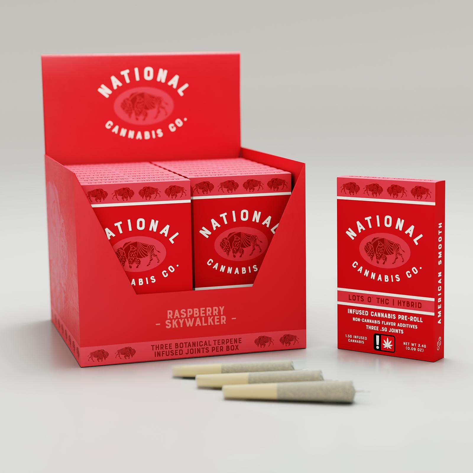 National Cannabis Company National Cannabis Co. Raspberry Skywalker