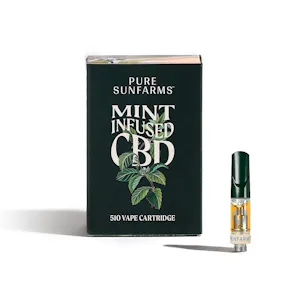 Photo of Mint Infused CBD Vape Cartridge 1.0g