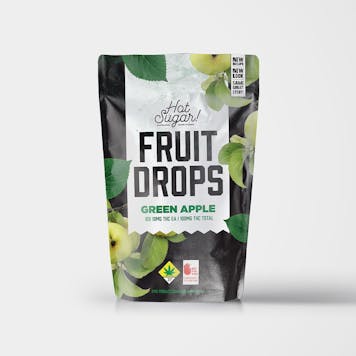 Photo of Green Apple Fruit Drops 100mg 10-pack