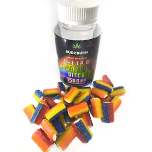 Photo of Delta 8 Rainbow Bites Gummies 1500mg 30ct