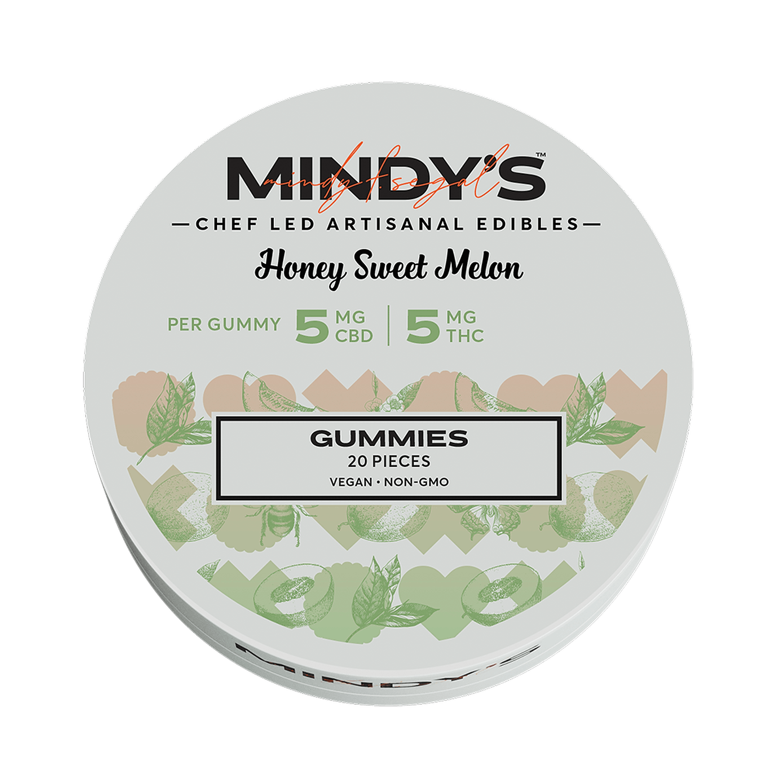 Mindy's Edibles 11 Honey Sweet Melon Gummies 100mg 20pack Leafly