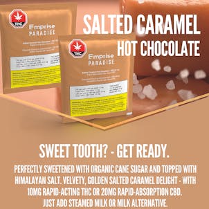 Photo of Salted Caramel Vegan & Organic Hot Chocolate - 20mg Rapid Nano CBD