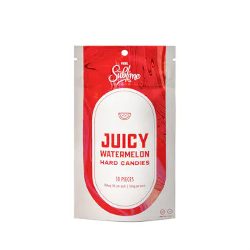 Photo of Juicy Watermelon Hard Candies 100mg