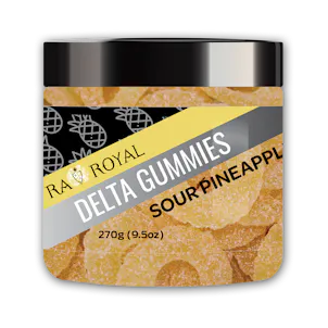 Photo of R.A. Royal Gummies: Delta-8 Sour Pineapple Rings (1400 MG)