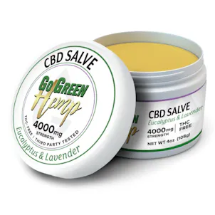 Photo of GoGreen Hemp CBD Balm 4000mg Eucalyptus & Lavender 4oz