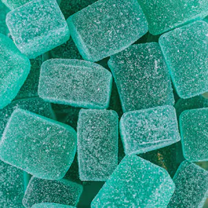 Photo of June’s Sour Blue Raspberry Fruit Jellies : 100mg THC 10 Pack