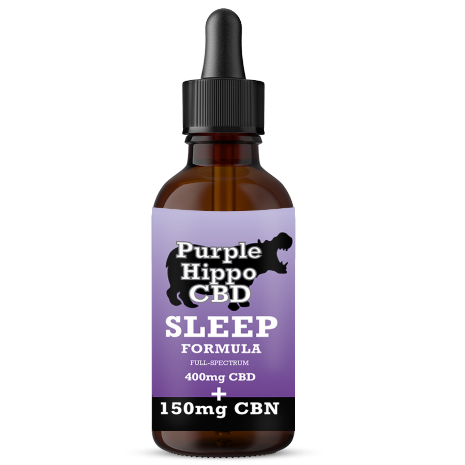 Purple Hippo CBD: CBN Oil Purple Hippo Sleep Formula 150mg CBN + 400mg ...