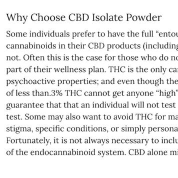 Photo of Why Choose and Isolate Powder