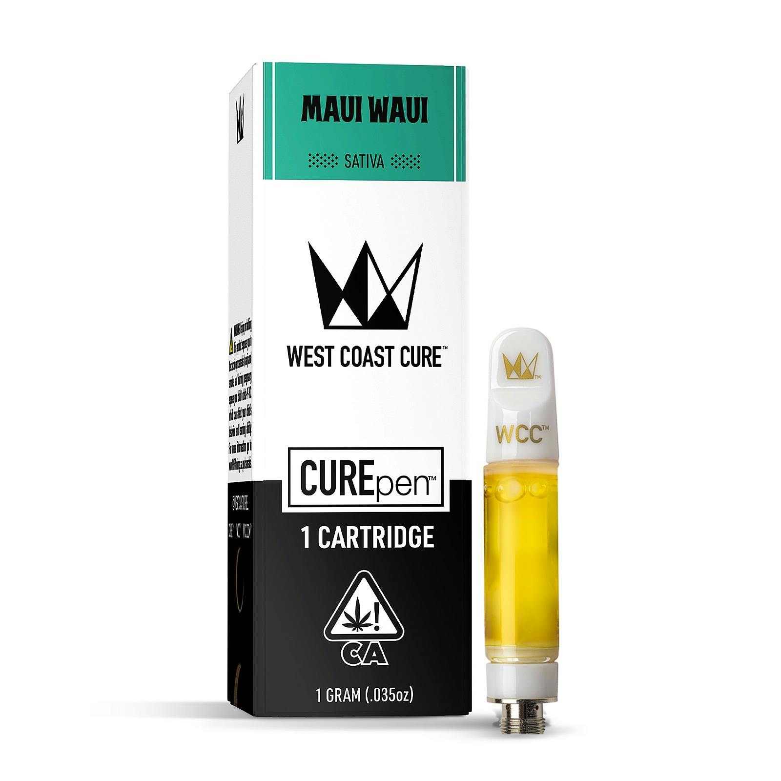 West Coast Cure Maui Waui Curepen Cartridge 1g Leafly 8991