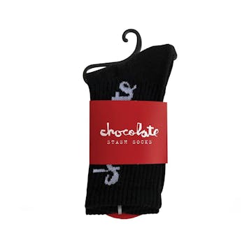 Photo of Chocolate X RYOT® Stash Socks Black (with interior pocket)