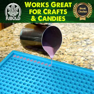 Photo of Half Dome Wax Melt, 0.54mL, 475 Cavity, Half Sheet, Blue