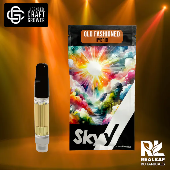 Realeaf Botanicals: "Skyy" Old Fashioned Vape Cartridge 2.0g | Leafly