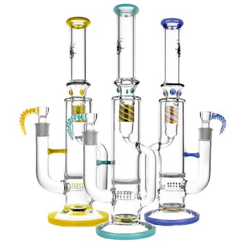 Photo of Pulsar 15” Inline Recycler Honeycomb Perc Bong