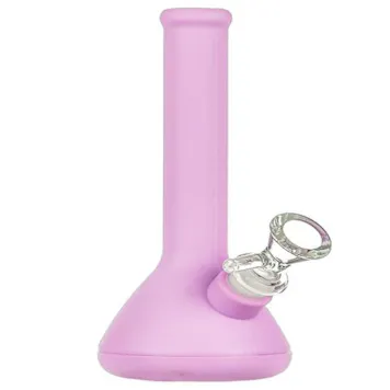 Photo of 7.5" Skinny Neck Silicone Beaker Bong
