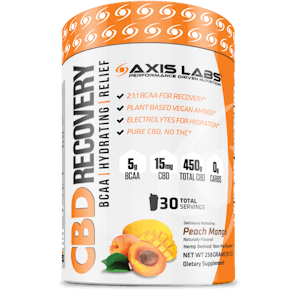 Photo of CBD Recovery BCAA 30 Servings Peach Mango
