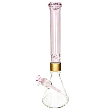Product image for Prism Pipes 18” Pink Lemonade Beaker Bong