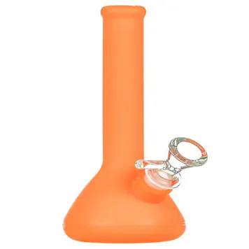 Photo of 7.5" Skinny Neck Silicone Beaker Bong