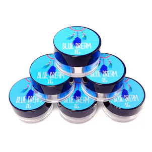 Photo of 25 Blue Dream Strain Shatter Labels Oil Wax Crafts 1G 5ML Acrylic Jars AJ-028