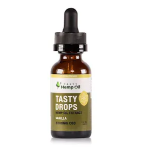 Photo of Tasty Drops Hemp Oil Tincture (1oz, 1,000mg CBD)