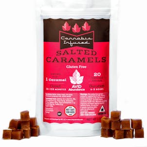 Product image for Salted Caramel Chews 100mg 20-pack