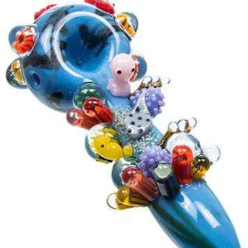 Photo of "Blue Sea" Glass Spoon