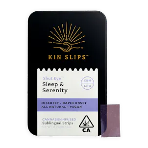 Photo of Shut Eye Sublingual Strips | 5mg CBN + 5mg CBD