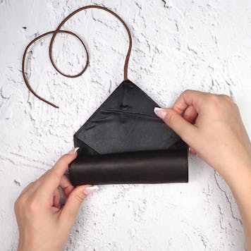 Photo of "90% Cocoa Brown" Leather Pouch / Case