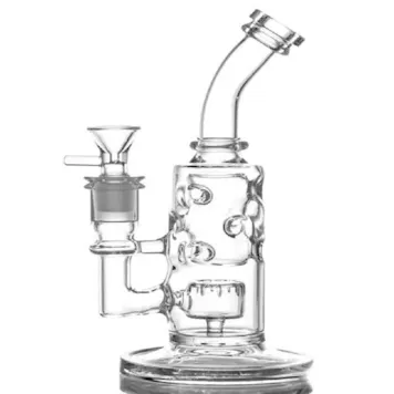Photo of 8" Mini Barrel to Swiss Perc Water Pipe